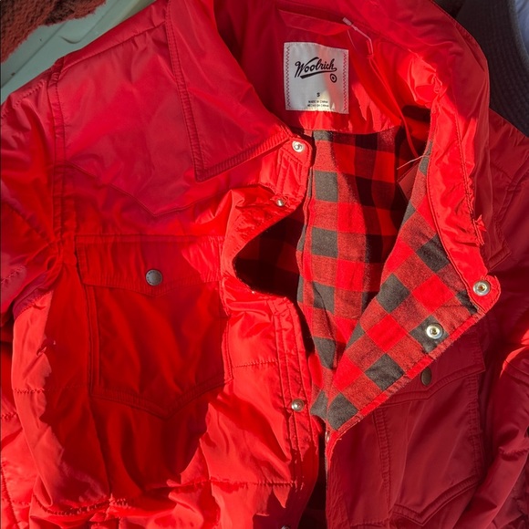 Woolrich x Target Red Buffalo Check Western Jacket Unisex Small - Picture 6 of 6